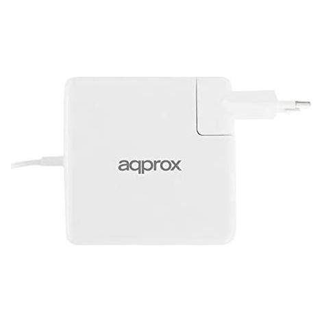 CARGADOR PORTATIL  45W 60W 85W APPROX McBook Conector Type L APPUAAPL BLANCO (1/5)