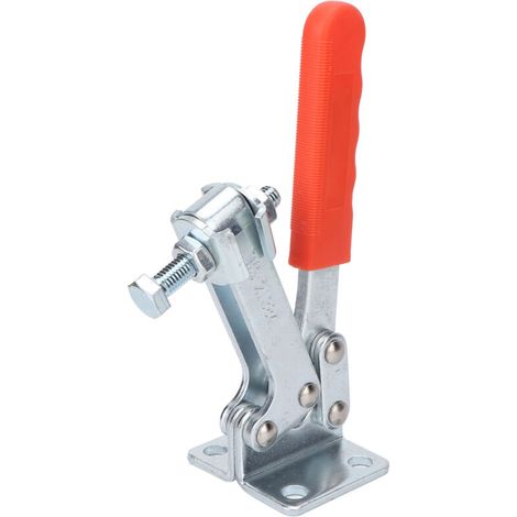 Toggle Clamp, Simple Control Button, 65° Opening Angle, 500 kg Clamping Force, Horizontal Toggle Clamp, Plastic-Coated Iron, Portable, GH, Horizontal for Welding (1/5)