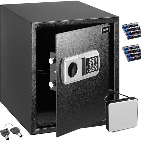 Cassaforte Elettronica di sicurezza 40x35x40cm Porta documenti Valori Casa Hotel (1/5)