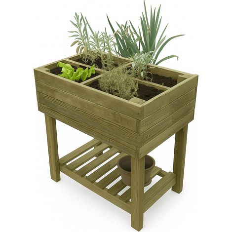 Ortolegno orto pensile a pavimento cm.80x50x80h - Salone (1/2)