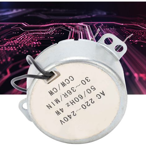 49KTYZ Synchrongetriebemotor, 220 V Wechselstrom, umgekehrte Drehrichtung, niedrige Drehzahl (30 bis 36 U/min) (1/5)