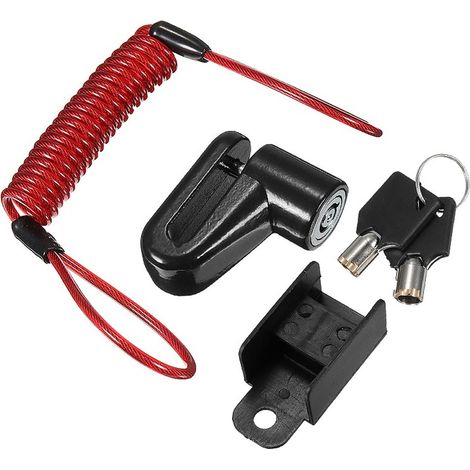 Antivol de roue de frein à disque avec fil métallique pour Xiaomi Mijia M365 (1/4)