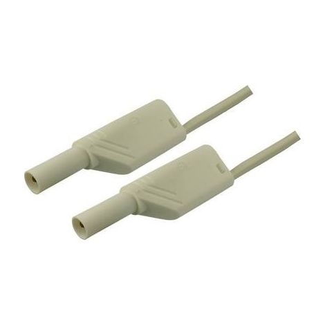 Hirschmann Test & Measurement MLS WS 200/2,5 Puntali di sicurezza Spina a banana 4 mm Spina a banana 4 mm 2.00 m Bianco