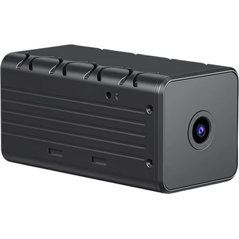 JSSEVN - Cámara de vigilancia infrarroja de gran angular con visión nocturna y grabadora de vídeo inalámbrica remota para interiores. (1/5)