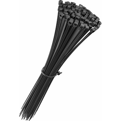 Kippen 9015EK - Confezione da 50 pezzi di Fascette Nere per Cablaggio 300x4,8 mm. (1/3)