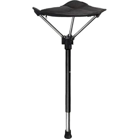 Klapphocker Dreibeinhocker tragbarer Klapphocker Teleskophocker 60-79 cm Outdoor-Dreibeinhocker klappbarer Freizeithocker geeignet zum Angeln und