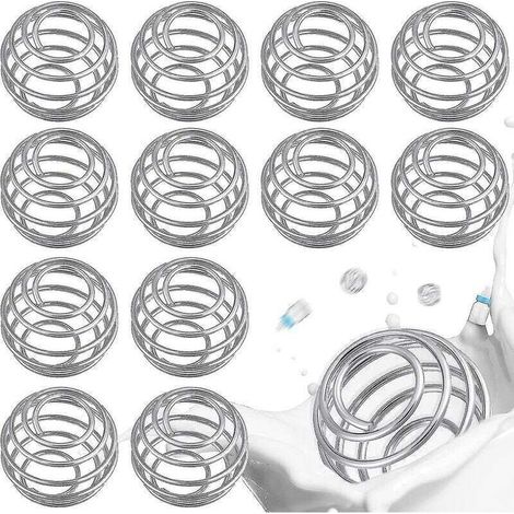 12 pièces mélangeur mélange boule fil fouet acier inoxydable Shaker boule 30mm boule mélange boule (1/5)