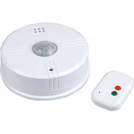 Deckenalarm 360° Bewegungsmelder mit Fernbedienung Alarmanlage Hausalarm (1/2)