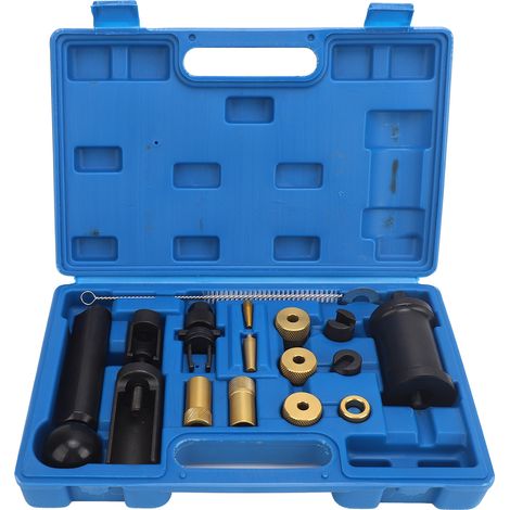 Extracteur d'injecteur de carburant, Kit d'installation et de retrait, outil de réparation de joint métallique de remplacement pour siège 1.4 1.6 1.8 FSI TSI 18 pièces