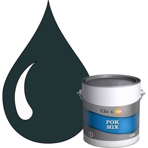 Peinture - POK - POK MIX - Acrylique Satinée - 3L - RAL 5001 - Multi-supports (1/4)