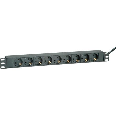 ROLINE 19071621 prolunghe e multiple 2 m 9 presa(e) AC Interno Nero (1/3)