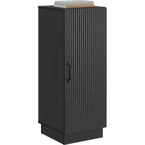 Maison Exclusive - Credenza Nero 33 x 34,5 x 87 cm Legno ingegnerizzato (1/5)