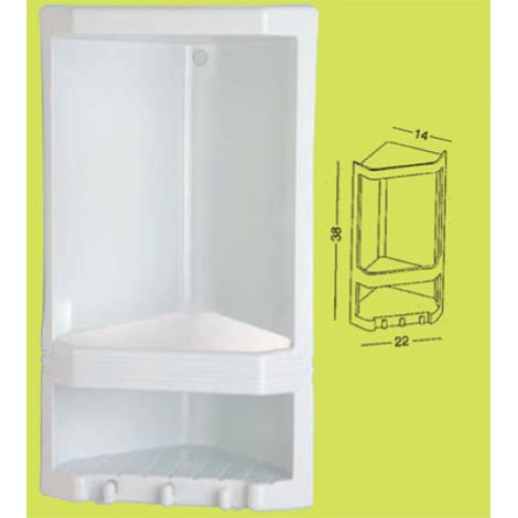 A tagA re d&39angle de douche junior Gedy A tagA re d&39angle porte-savon