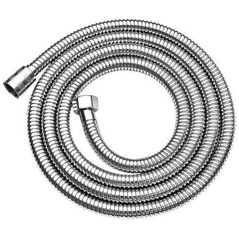 ALLIANDISTuyau de douche 1.5 m, tuyau de douche à double protection anti-torsion, tuyau de douche résistant à la corrosion, tuyau en acier inoxydable pour pommeau de douche (1/4)