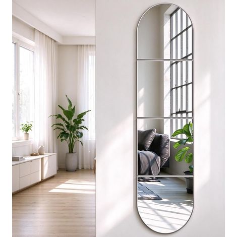 Miroir Mural sans Cadre Organique Coller Collant Miroirs Muraux Murales Adhesif Autocollant Adhésif Mural pour Salle de Bain, Cuisine, Chambre Entrée et Salon (30.5x30.5cm, 4 02) (1/5)
