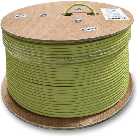 Cavo di rete cat 6a u/utp fracarro max 500mhz verde vendita al metro - 287783