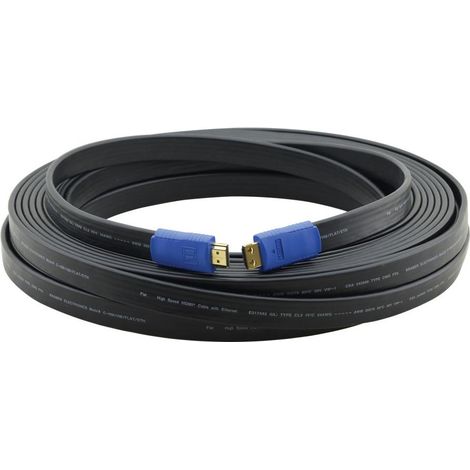 Cavo HDMI - KRAMER - C-HM-HM-FLAT-ETH-75 - HDMI con Ethernet - 22,9 m - Doppia schermatura piatta (1/2)