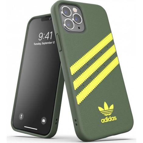 Adidas 3-Stripes funda para teléfono móvil 15,5 cm (6.1") Verde, Amarillo (1/4)