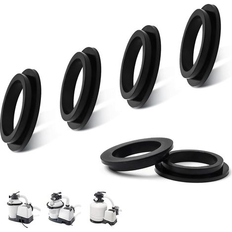 6 Pièces Joints Toriques en Forme de L pour Pompe de Piscine,Joints toriques de Rechange pour Piscine pour Pompe à Filtre à Sable pour 26323CA, 26323EH, 26331CA, 26331EH, 26337EH (1/5)
