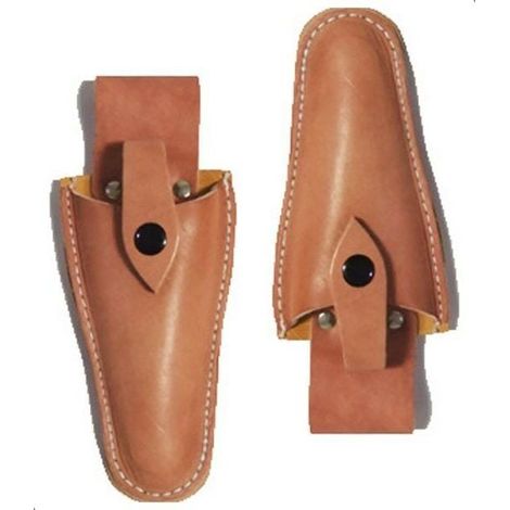 Werkzeugtaschen aus Leder mit Gürteltasche für Zangen, Gartenscheren, Scheren, Messer oder Gartengeräte. (1/4)