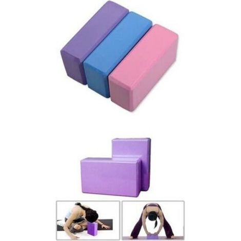 Bloc De Brique Mousse De Fitness Palette De Yoga Gymnastique Aérobie Coloré