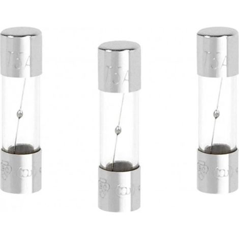 SICHERUNG GLAS FUSE. LENTE. DURCHMESSER 5MM-LÄNGE 20MM-2A-250V-3 STÜCK