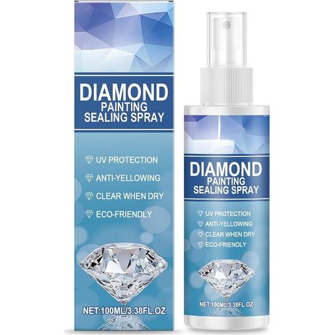 100ML Diamond Painting Spray,Diamond Painting Glue,Vernis Transparent,Colle Pour Diamond Painting, Vernis Colle,Colle Broderie Diamant,Accessoires Diamond Painting,Diamond Painting Accessoires (1/5)