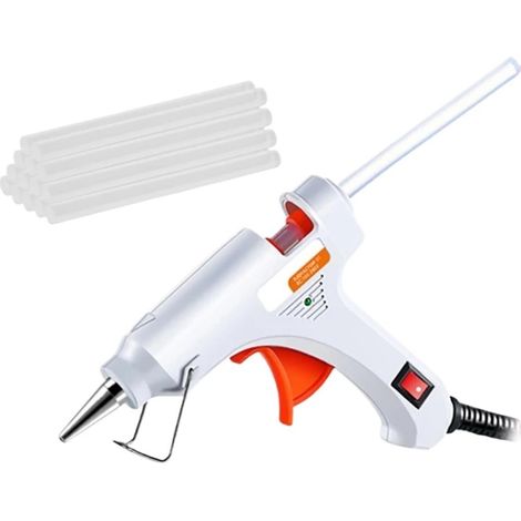 Pistolet à Colle thermofusible 90W, avec Interrupteur for bâton (1/5)