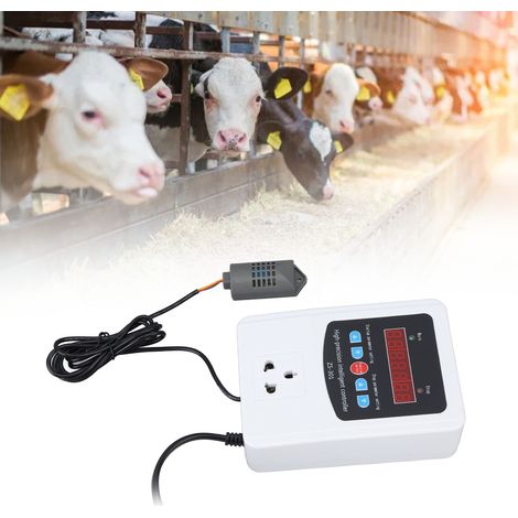 1500-W-Digital-LCD-Luftbefeuchterregler – Feuchtigkeitsregler und automatischer Timer – 220 V (australischer Standard) – Für Haus, Bauernhof, Gewächshaus (1/5)