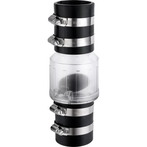 Clapet Anti-Retour Silencieux Pompe Puisard, 2 Pouces Anti-Refoulement Réduction du Bruit Compatible avec les Tuyaux de 1 1/2 Pouce Schedule 40 (1/5)