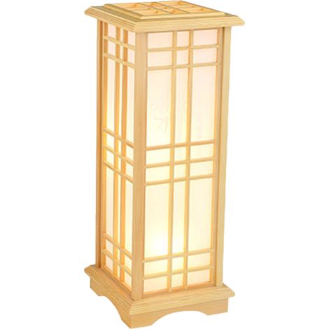 Bois Lampadaire, lampadaire lumineux, lampadaire pour salon/chambre à coucher/bureau, Luminaire (1/5)