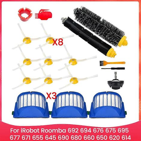 Cecotec Conga 9590 9990 10090  Roboterstaubsauger  Bürste HEPA (1/5)