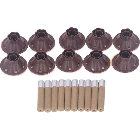 10 bâtonnets de moxa pur pour la moxibustion, le contrôle de la glycémie, auto-adhésifs, soulagement de la fatigue, rouleau d'absinthe chinoise (1/5)