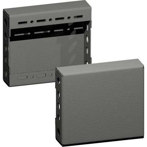VX Sockel-Blende, seitlich, H: 100 mm, für T: 300 mm, Stahlblech 8660030 Rittal Inhalt: 1 Set