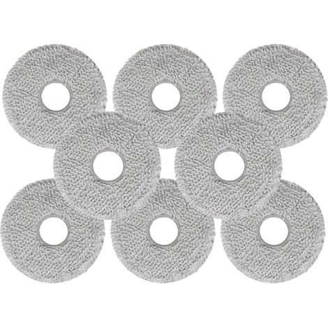 8 Stück Wischtücher kompatibel mit Roborock Q Revo/Qrevo MaxV/Qrevo Master/Qrevo Slim/Qrevo Pro/Qrevo S/Qrevo Curv/Qrevo Slim/Saros 10R/QV/QR Roboter Staubsauger,Ersatz Wischtücher für Roborock