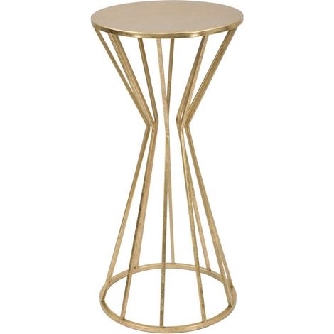 Table d'Appoint Design "Vienna" 80cm Or (1/5)