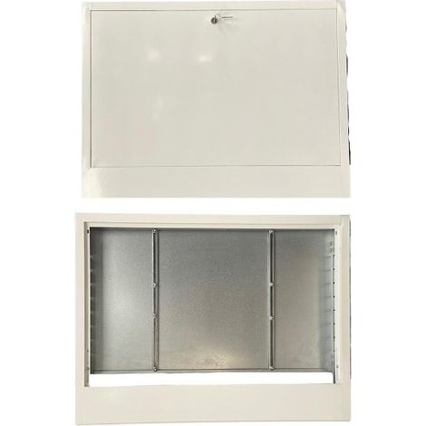 Caja de colector metálica regulable 830 de 7 a 9 circuitos