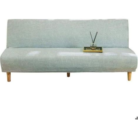 Housse de Canapé - KZQ - Élastique - Gris Lin - 190-210 cm - Anti-Taches (1/4)