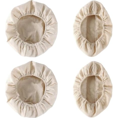 Housses Banneton pour Pain, Insert Corbeille à avec Taille élastique, Accessoire Patisserie, Faire son et Levain, Film de Fermentation, 22 cm 25 15 (1/5)