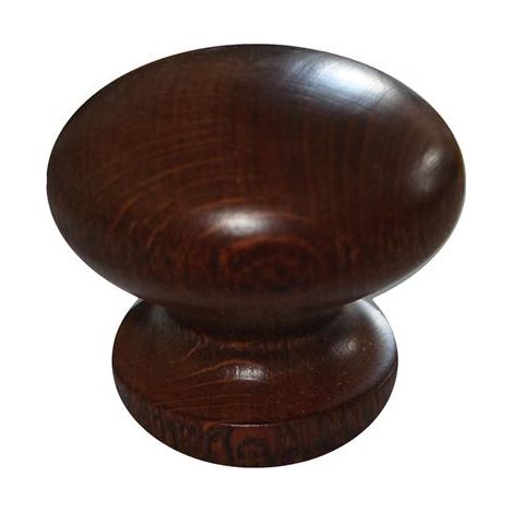 POMO POMOLINO PER MOBILI IN LEGNO DI FAGGIO COLORE NOCE D. 40 MM (12574)