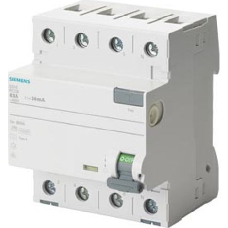 Siemens 5SV33463 5SV3346-3 FI-Schutzschalter  F    63 A 0.03 A 400 V