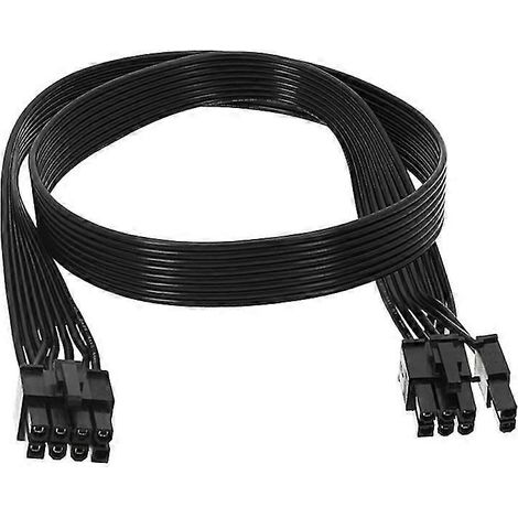 Câble modulaire 8 broches pour carte graphique Corsair PCIe, rallonge d'alimentation 8 broches vers 6+2 broches (1/5)