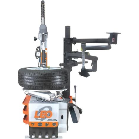 Démonte pneus automatique 10 vitesses – Pour roues jusqu'à 22" – Moteur inverter – Pression de service 8-10 bar – Bras assistant inclus – LEO (1/3)