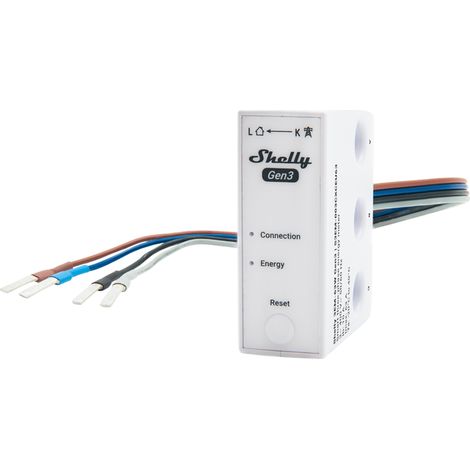 Medidor de energía SHELLY 3EM-63W Gen3