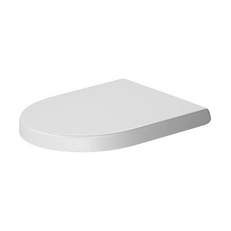 Asiento de inodoro de cierre suave extraíble blanco