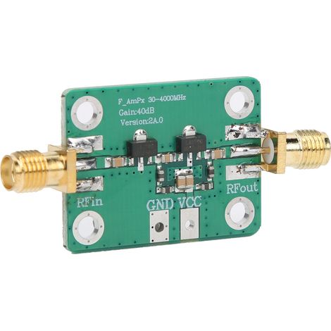 Module amplificateur de puissance RF 30‑4000 MHz, gain de 40 dB, circuit imprimé, composants électroniques (1/5)
