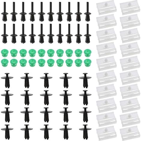 20 clips de bas de caisse compatibles avec BMW Série 3 E32/E36/E46/E90/E91 51711932996/51118174185/5111014103/551008/8174185 (1/4)