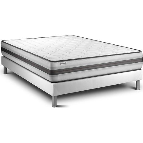 Matratzenset VITAL POWER RECOVER 130 x 200 cm Bettrahmen Kit weiß (1/5)