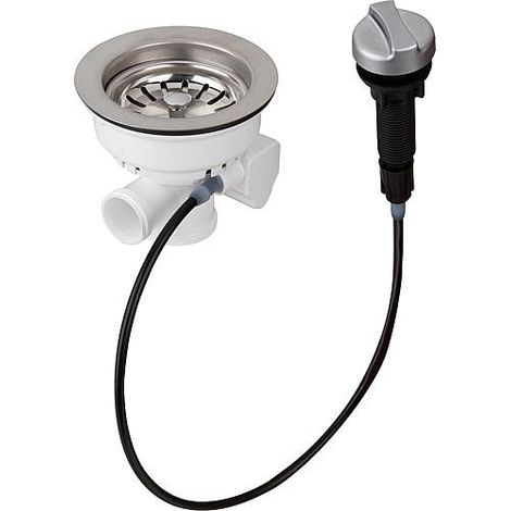 Vanne excentrique tamis 31/2 avec commande rotation, poignée en inox (1/2)