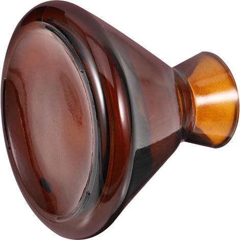Flacon Diffuseur D'aromathérapie Vide 220ml en Verre Transparent Marron Large Ouverture et Design Élégant pour Diffuseur de Parfum Maison (1/5)
